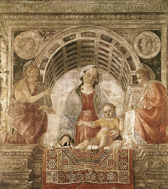 FOPPA, Vincenzo Madonna and Child with St John the Baptist and St John the Evangelist dfhj Germany oil painting art